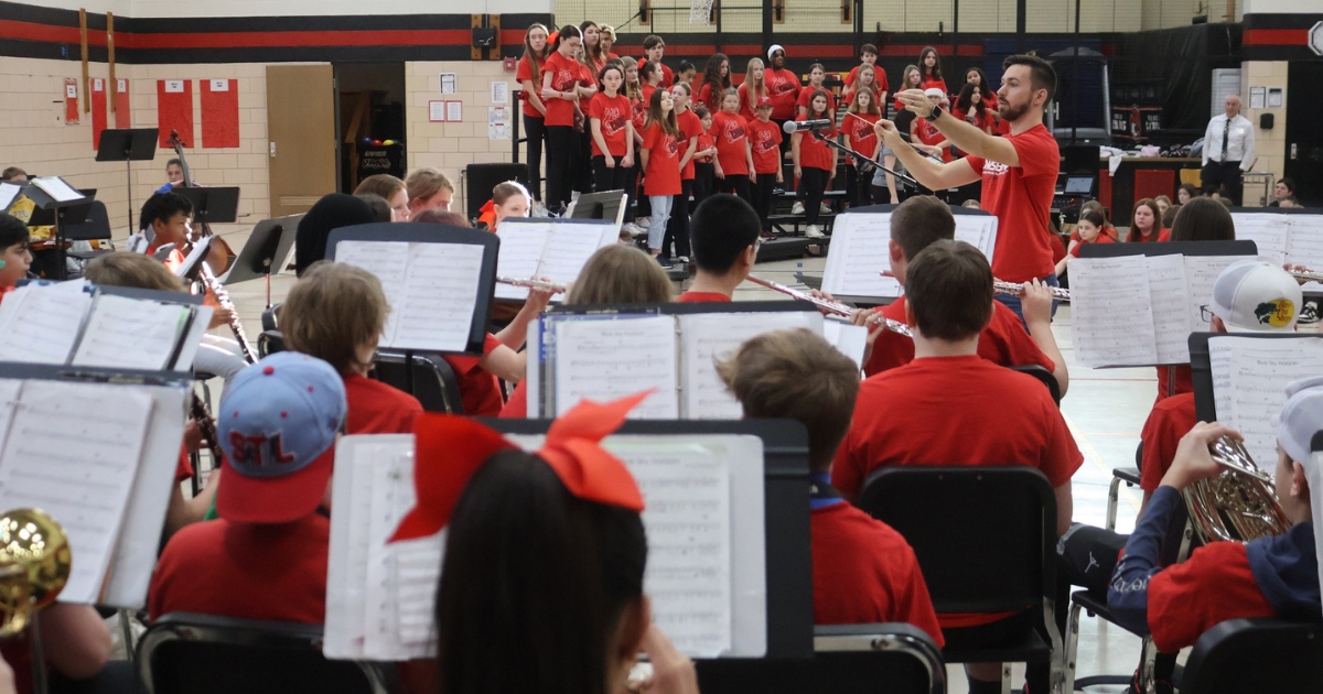 A winter concert at the Mehlville School District