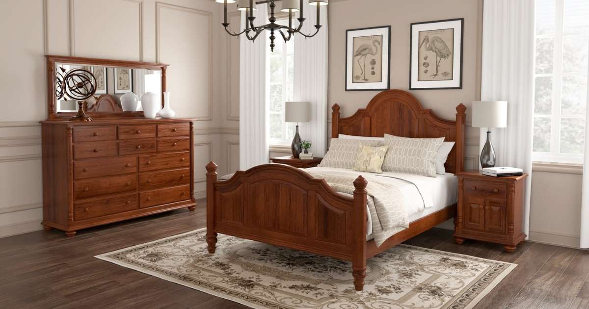 A collection of furniture at Kauffman Amish Furniture Outlet