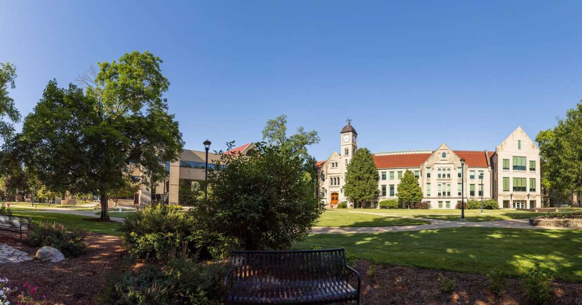 The campus at Bradley University